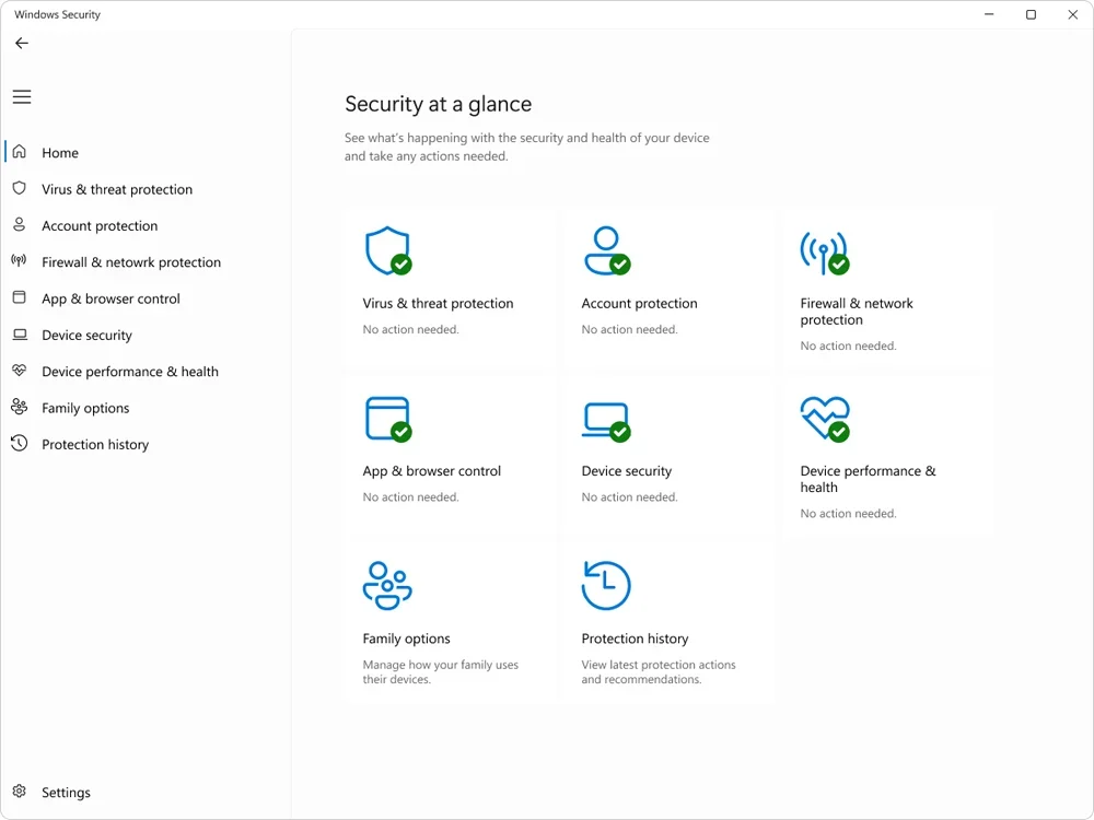 Microsoft Defender on PC.