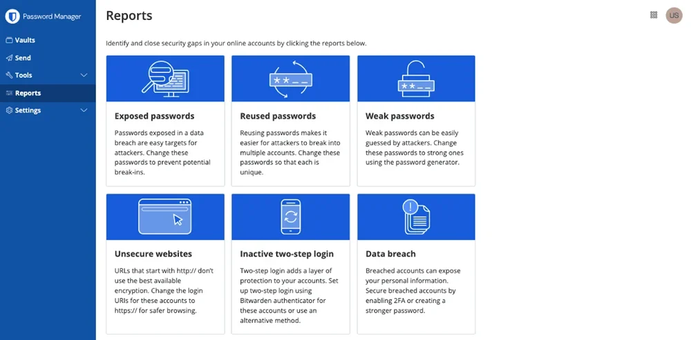 Bitwarden reports.