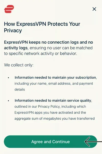 ExpressVPN privacy policy.