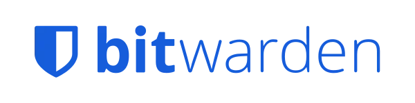 Bitwarden logo.