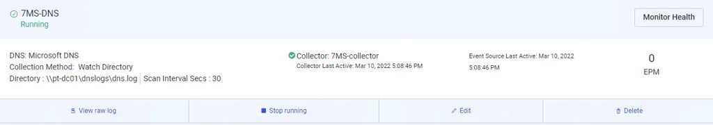 DNS collector