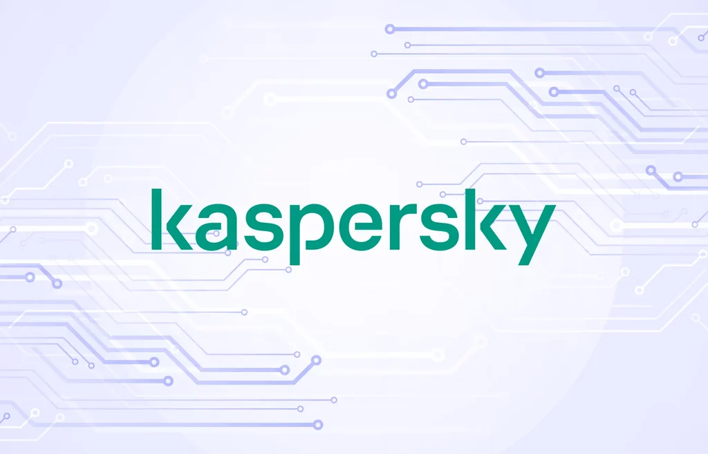 Featured graphic with the logo of Kaspersky.