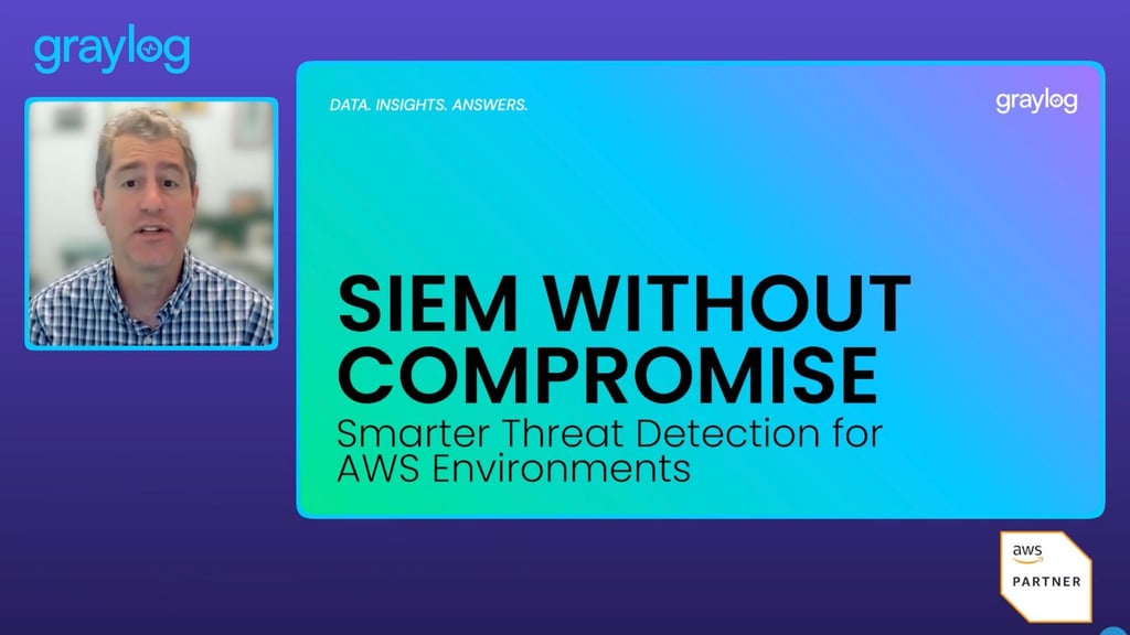 Graylog SIEM for AWS Environments