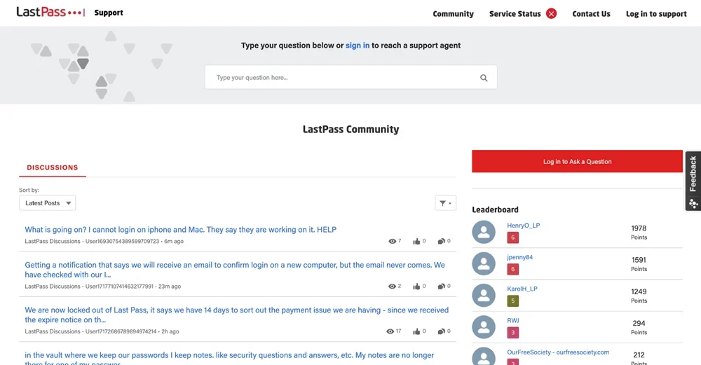 LastPass Community.